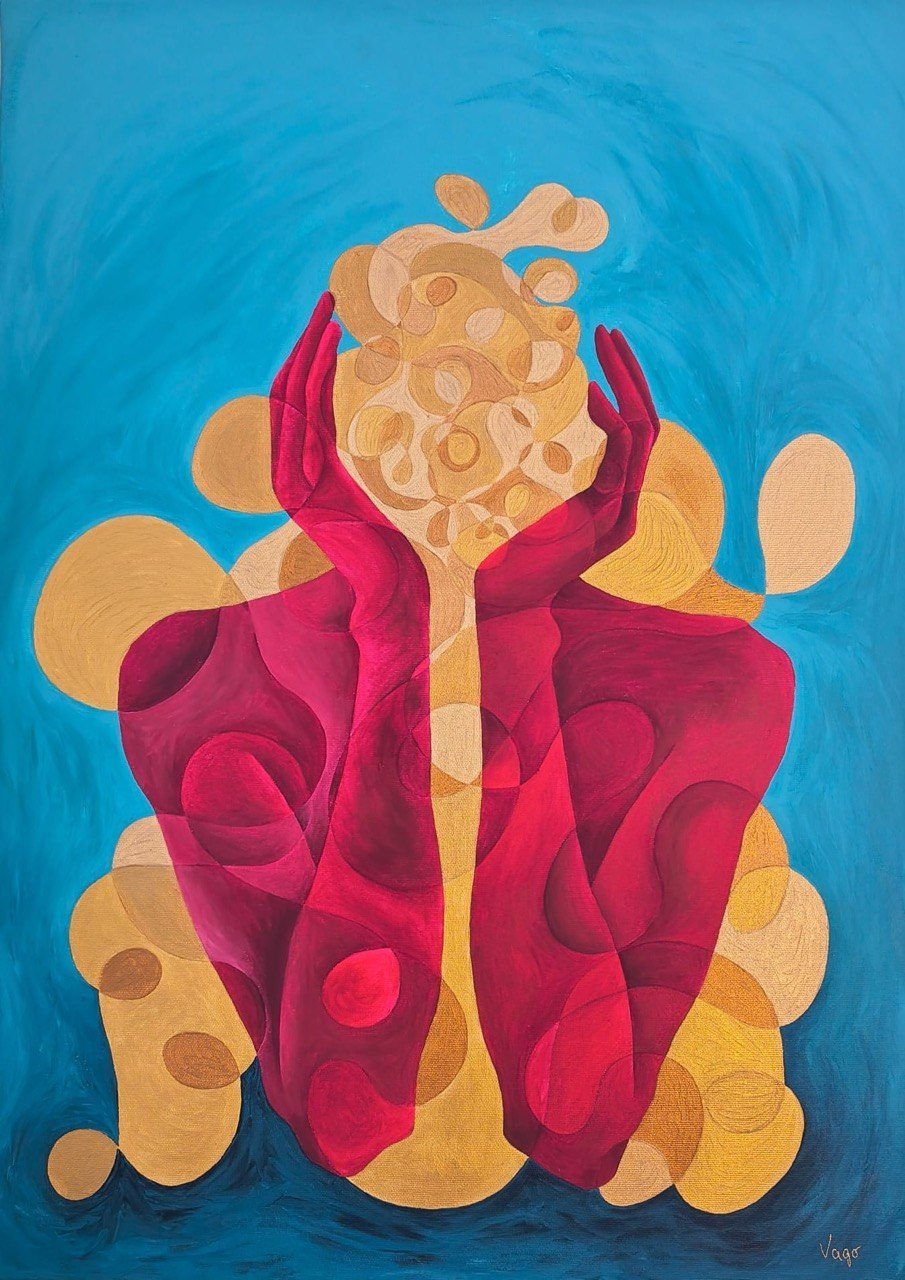 Opera di Valentina Agostini esposta alla Roccart Gallery.