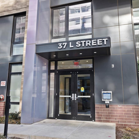 front view of the building 37 L street in Washington DC