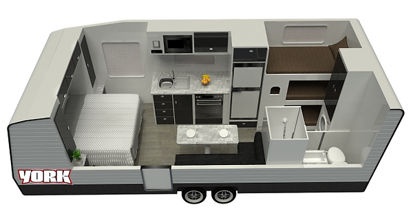 York Caravans made by Olympic Caravans