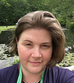 Liane Stevens at Paramecium Pond, Wellesley College.