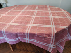 mantel cuadros rojo 2,70 mts x 3,75