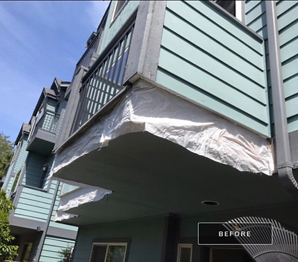 water damage fascia trim
