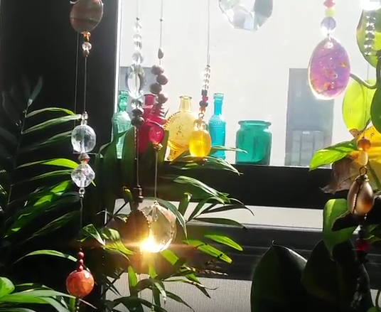 Light Catchers in Deborah's Window