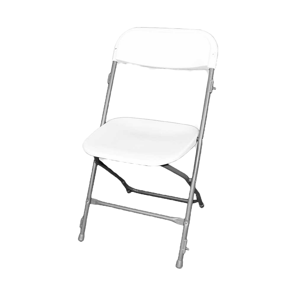 Chaise pliante beige / grise