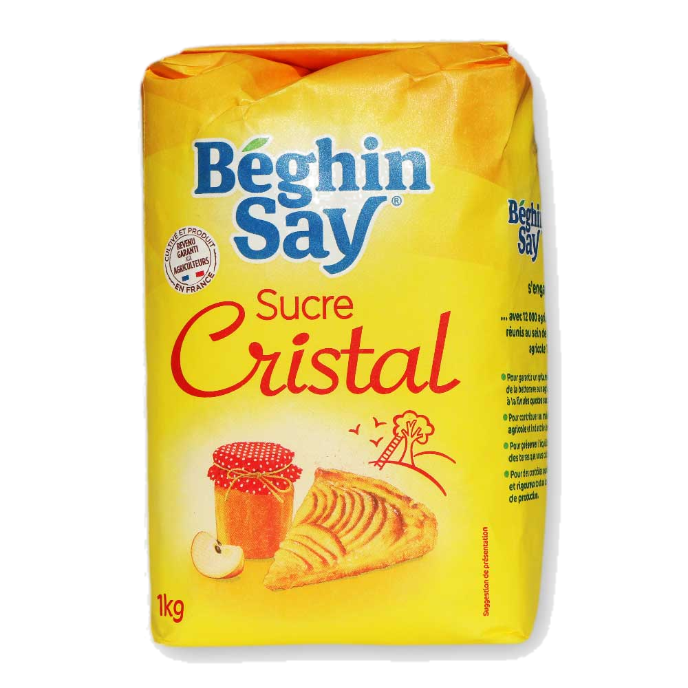 Paquet de sucre cristal 1kg