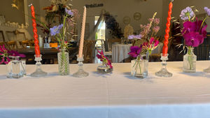Décoration de table pour un baptême