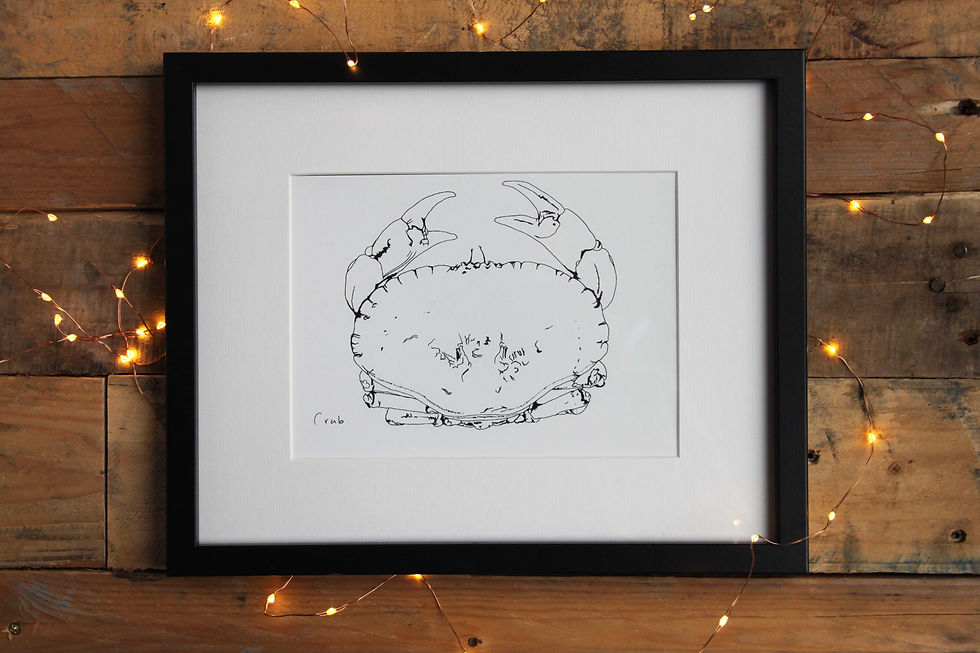 Thumbnail: A5 Crab Screen Print