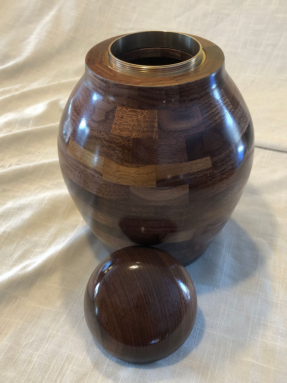 Thumbnail: Black Walnut Cremains Urn