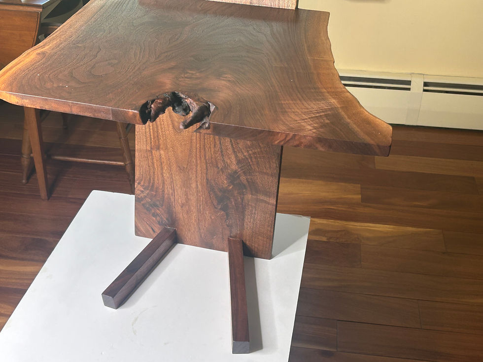 Thumbnail: Nakashima Style Live Edge Walnut Side Table
