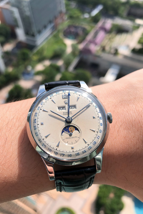Rolex "Padellone" Triple Calendar & Moon Phase