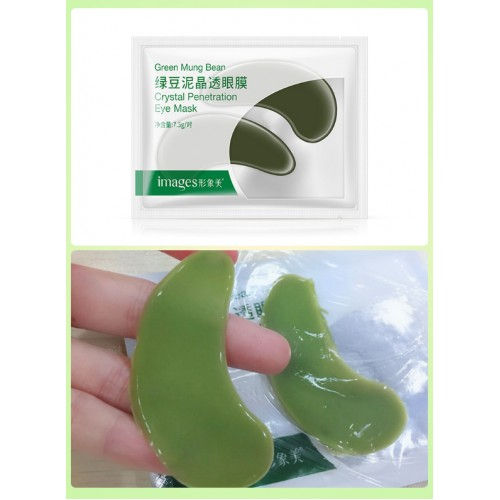 Miniatura: Green Mung Bean Crystal Penetration Eye Mask