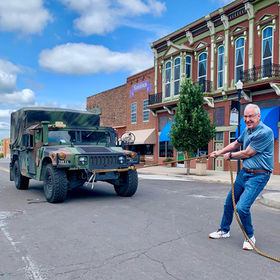 "Sliced Ed" Douglas in parade