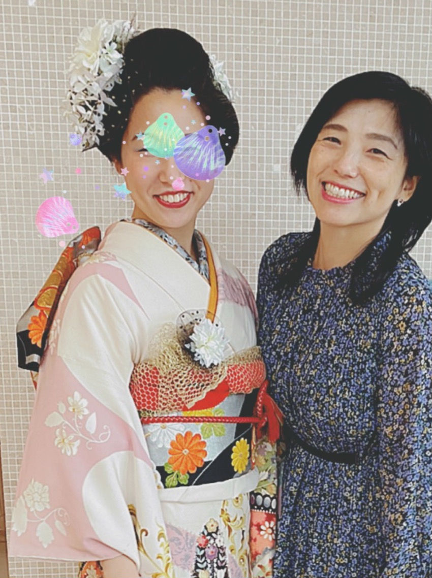 着付けと髪飾り制作