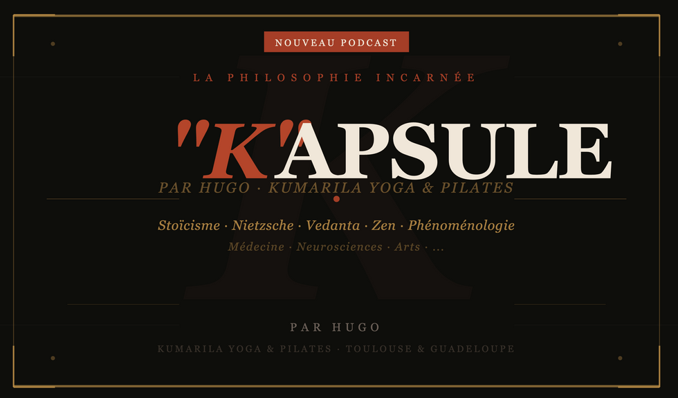 "K"apsule — Je viens de lancer un podcast de philosophie incarnée