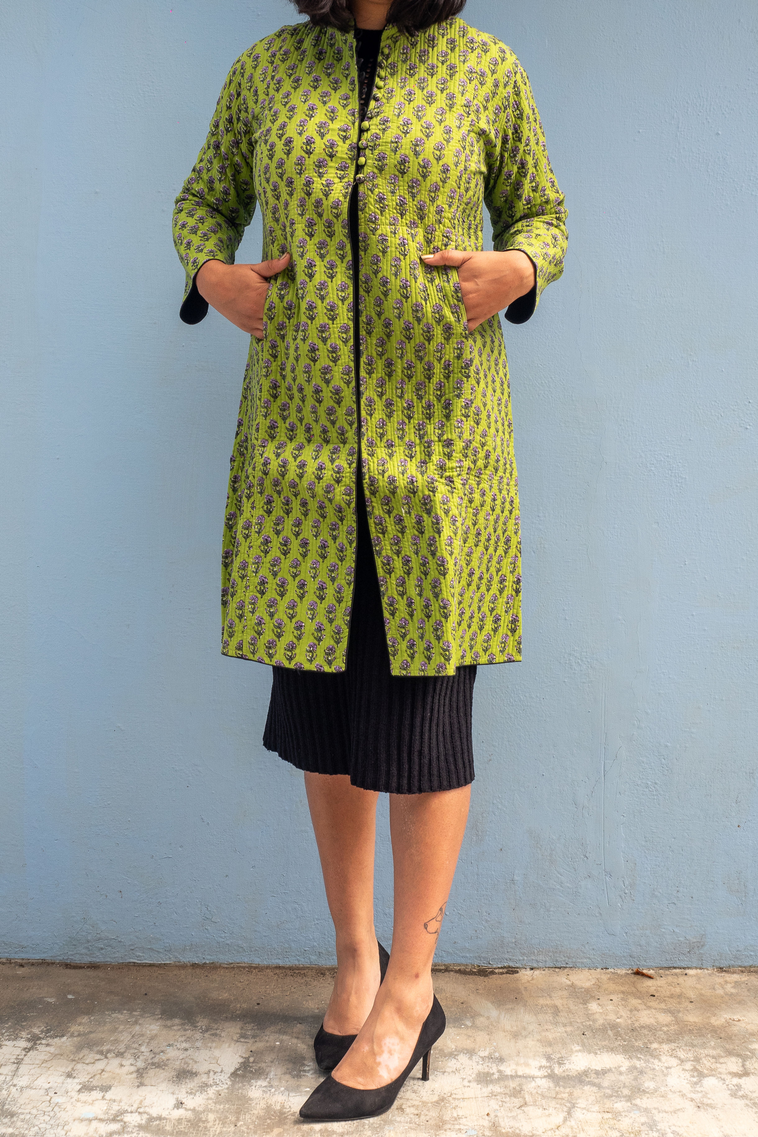 Dandelion Quilted Coat