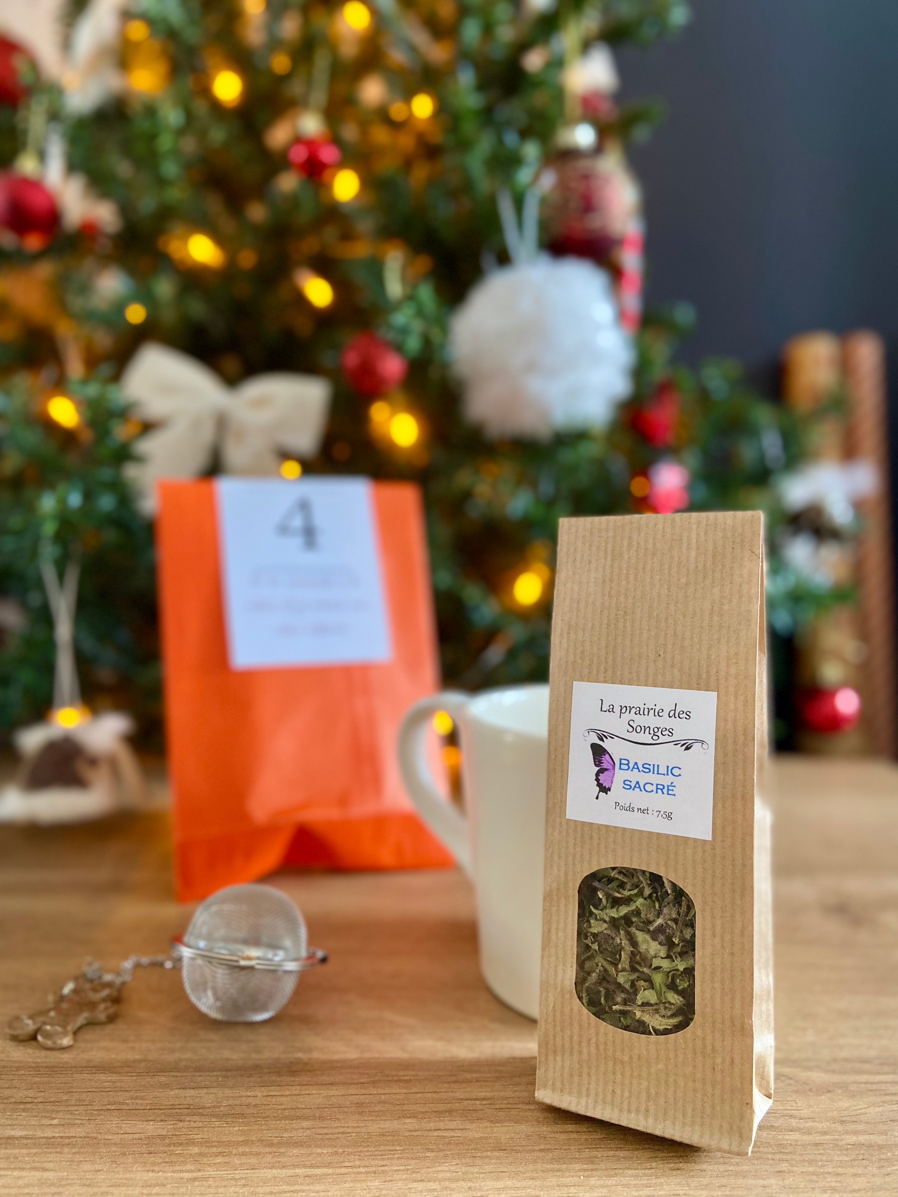 Infusion de basilic sacré – Ancrage et apaisement émotionnel