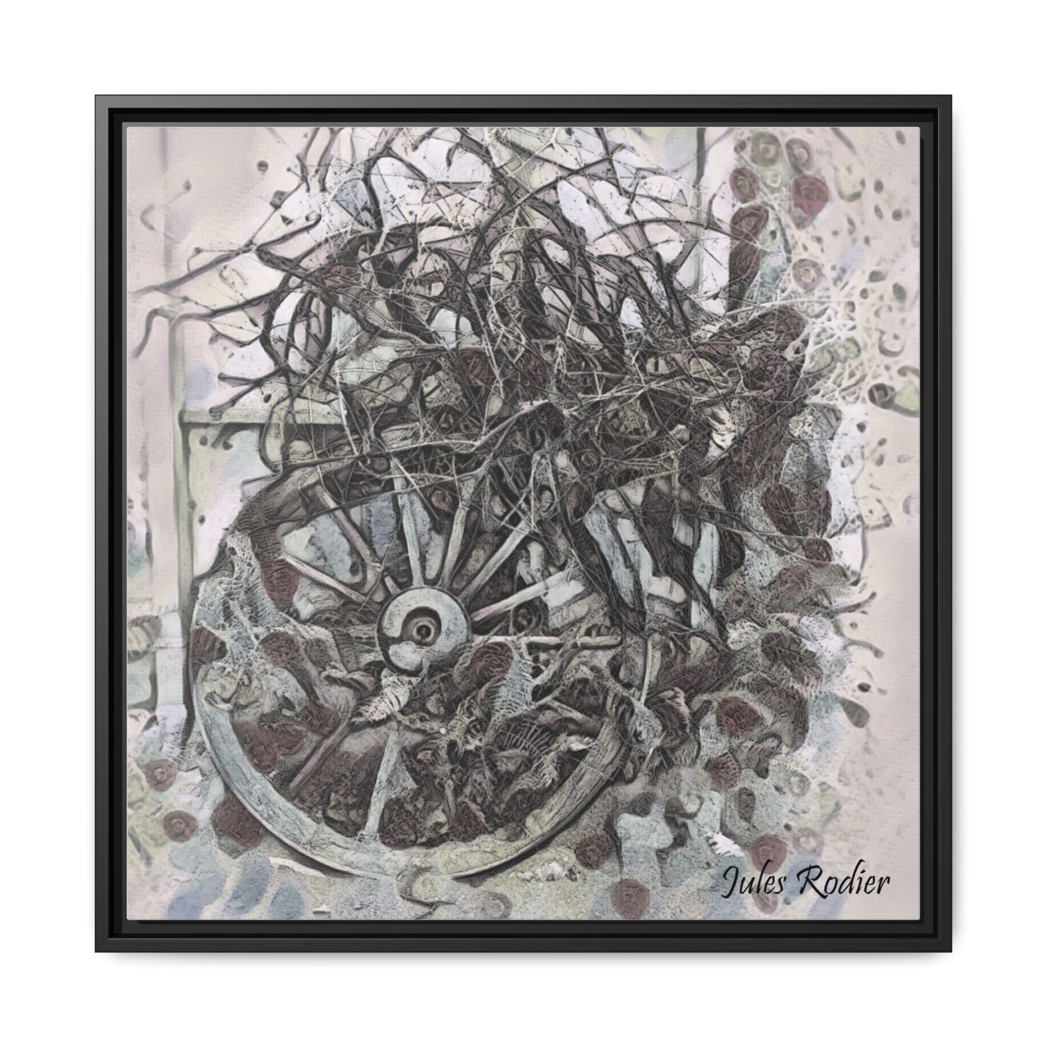 Abstract Cart Wheel, Photograph by Jules Rodier