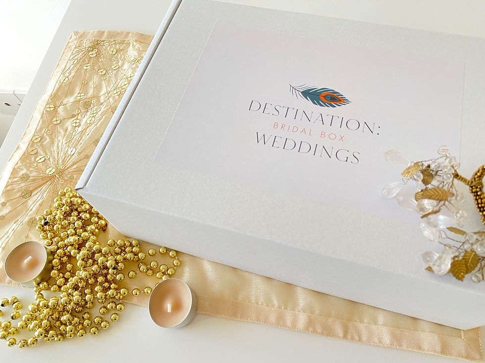 Thumbnail: Magical Winter/ Xmas Wedding Bridal Box
