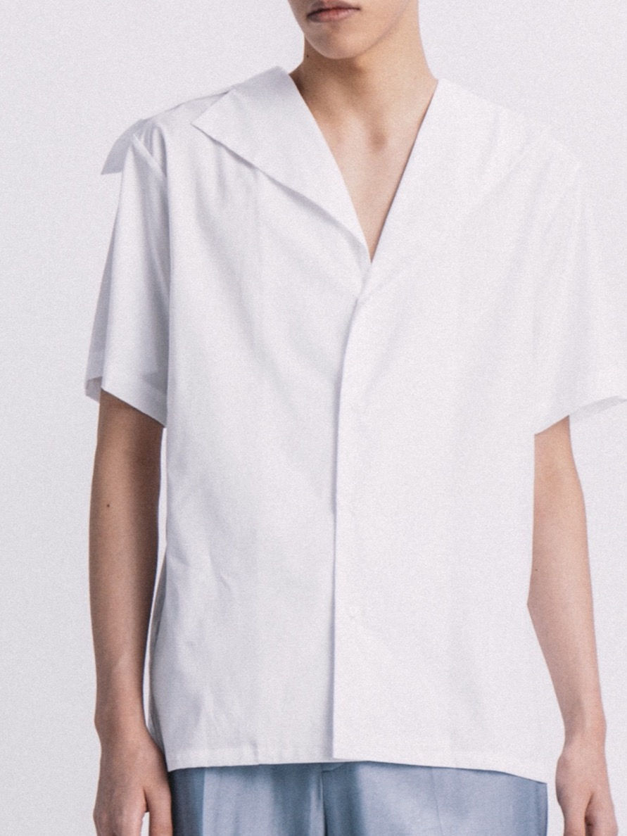Thumbnail: Sailor Collar Short Shirt