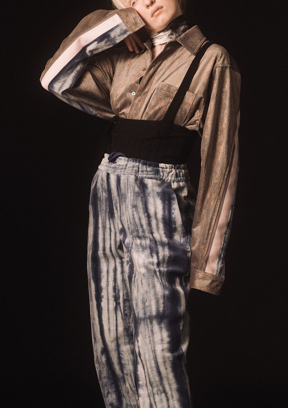 Thumbnail: Bi-colour Side Rib Shirt