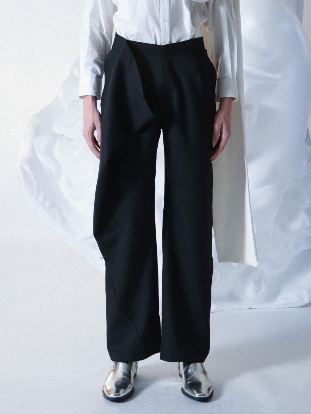 Black Wrap Pants