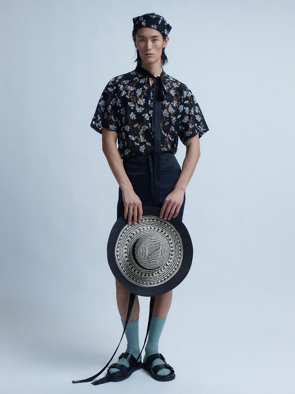 Thumbnail: High Waist Tuxedo Shorts