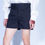 Thumbnail: Dark Sapphire Double Waistband Shorts