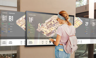 információs kiosk
digitális tartalommegjelenítés