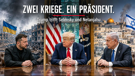 Trump empfängt Selensky und Netanjahu – zwei Kriege, ein Machtzentrum