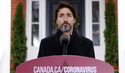 Trudeau positiv auf COVID getestet, während er sich vor kanadischen Truckern versteckt