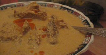 Georgian Roast Chicken With Garlic Walnut Sauce - Kotmis Satsivi