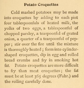 Potato Croquettes