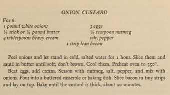 ONION CUSTARD
