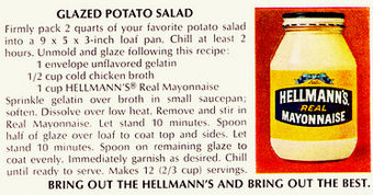 Vintage Glazed Potato Salad