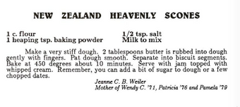 New Zealand Heavenly Scones
