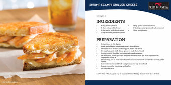 Shrimp Scampi Grilled Cheese