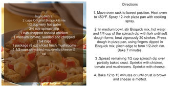 Chicken Veggie Pizza