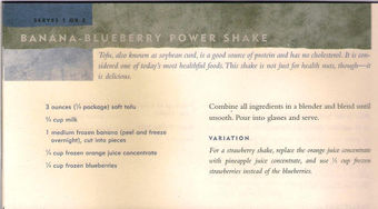 Banana-Blueberry Power Shake