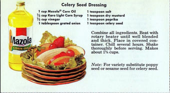 Celery Seed Dressing