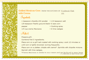 Grilled Mexican Corn