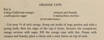 ORANGE CUPS