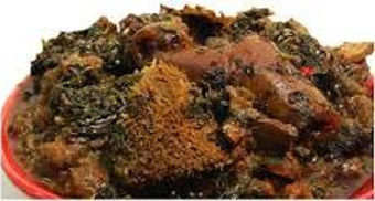 Cameroonian Macabo (cocoyam) with Peanut Sauce