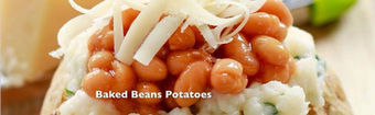 BAKED BEAN POTATOES