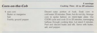 CORN ON THE COB