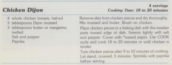 Chicken Dijon