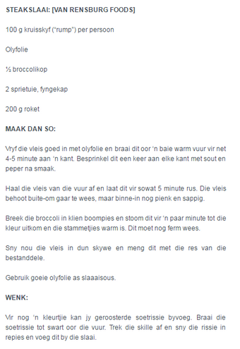 Steakslaai