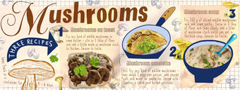 Mushrooms: Three Ways