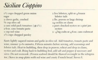 SICILIAN CIOPPINO
