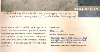 Eggs Gratin