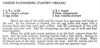 Pastry cream